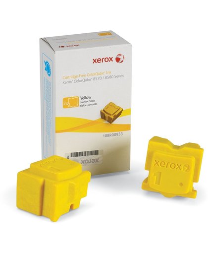 Xerox ColorQube 8570 inkt, geel (2 Blokjes 4.400 Pagina's)
