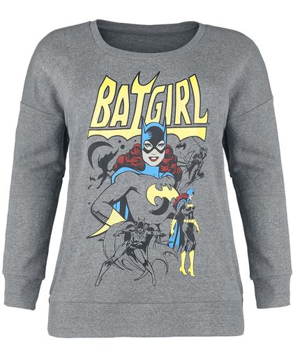 Batman Batgirl Girls trui grijs gemêleerd