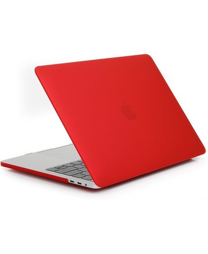 Macbook Case voor New Macbook PRO 15 inch met Touch Bar 2016 / 2017 - Hard Case - Matte Rood