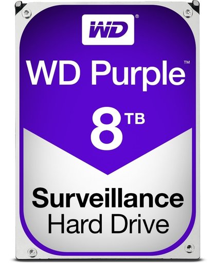 Western Digital Purple HDD 8000GB SATA III interne harde schijf
