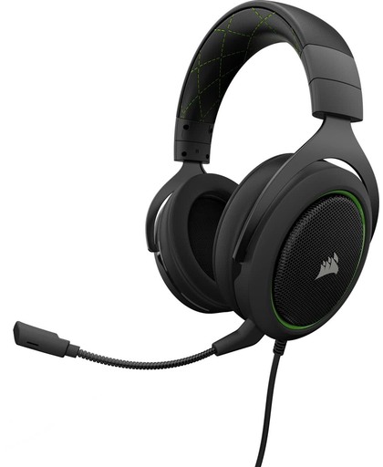 Corsair HS50 - Gaming Headset - Groen - PS4 + Xbox One + PC + Switch