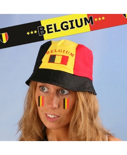 Hoe word ik een Belgische supporter set