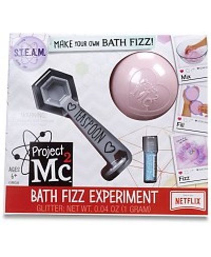 Project Mc2 Bath Fizz Experiment- Pink