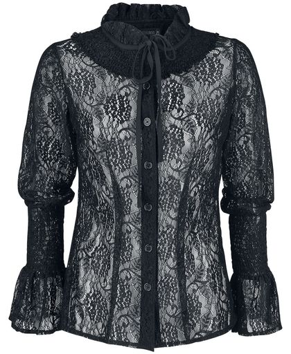 Gothicana by EMP Mary Louise Girls blouse zwart