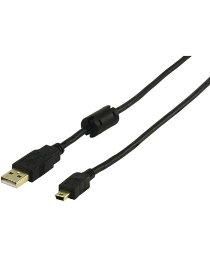 1,8 m Gold plated USB kabel, geschikt voor Tiptel