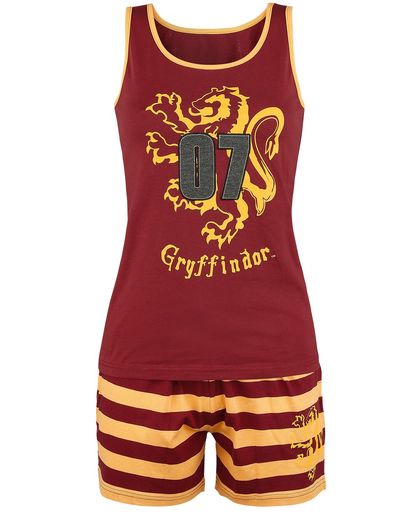 Harry Potter Gryffindor Stripes Pyjama bordeaux/oranje