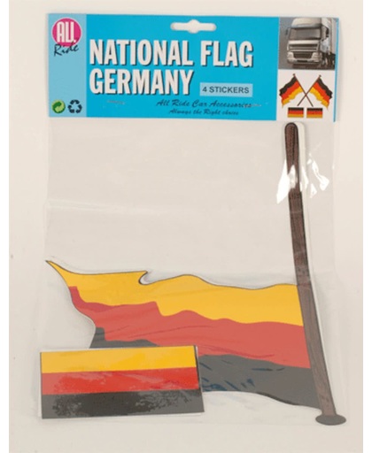 Stickerset van de Duitse vlag