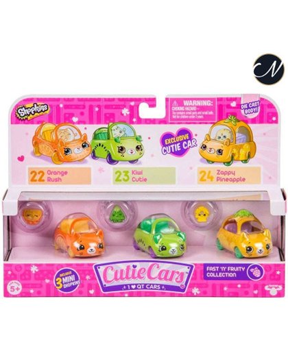 Shopkins Cutie Cars Fast 'n' Fruity Collection Pack