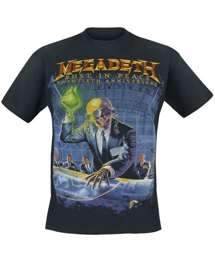 Megadeth Rust In Peace (Anniversary) T-shirt zwart