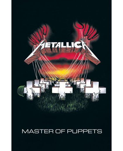 Metallica Master Of Puppets Poster meerkleurig