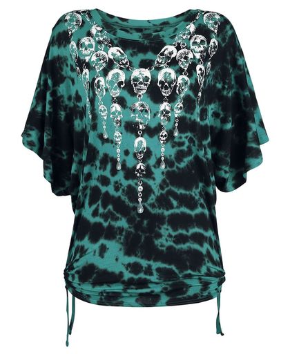 Rock Rebel by EMP Dangerous In Beauty Girls shirt turquoise
