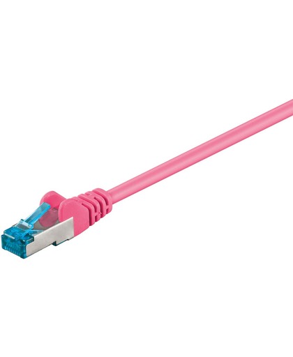 DSIT Netwerkkabel Cat6a SSTP/PIMF 10m roze