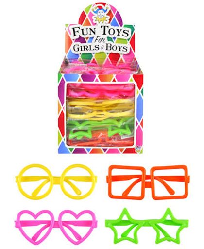 26 STUKS | Kinder Fun / Feest Brillen in Traktatiebox (Traktatie / Feest / Uitdeelcadeautjes)