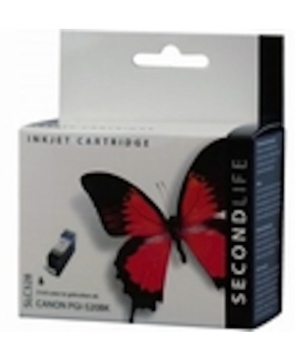 SecondLife inkt cartridge zwart voor Canon PGI-520BK