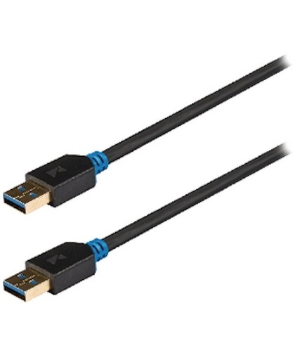 Konig USB 3.0 A Male naar USB 3.0 A Male - 2 m