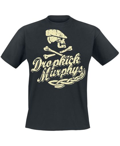 Dropkick Murphys Scally Skull Ship T-shirt zwart