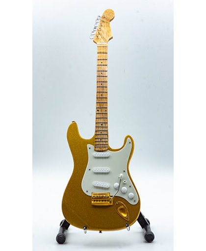 Miniatuur gitaar Eric Clapton "Gold Leaf"
