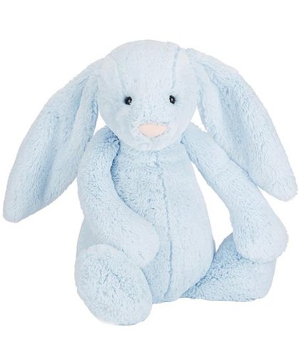 Jellycat - Bashful Bunny - Blue - Huge - Knuffelkonijn - Knuffel - 51cm