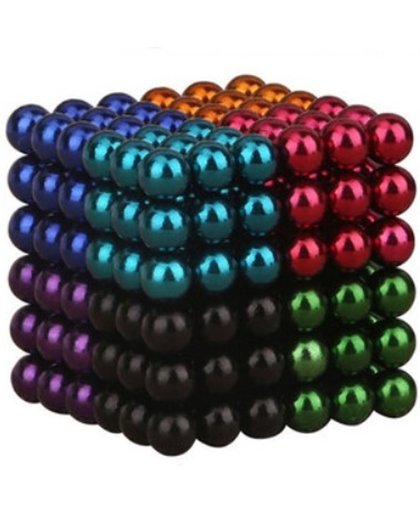 Neocube buckyballs magneet balletjes ballen 8 kleuren - 216 balletjes - 5mm