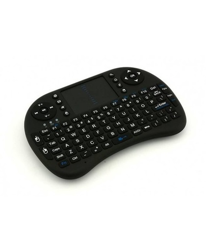 Premium Mini Draadloze Toetsenbord | Keyboard voor o.a. PC – Raspberry PI / Smart Phone / Console / Smart TV | Draadloos toetsenbord | Mouse + Touchpad | Wireless | Zwart
