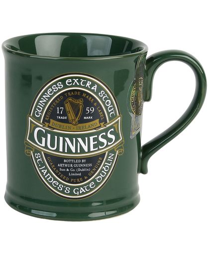Guinness Ireland Label Mok groen