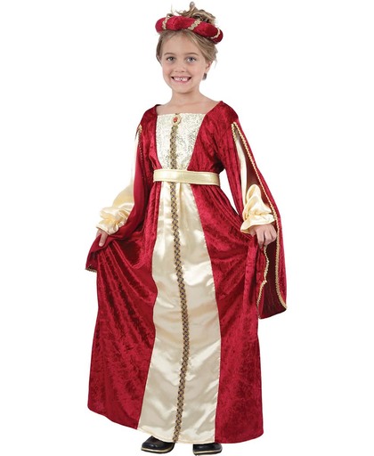 Pak van een middeleeuwse koningin voor meisjes - Verkleedkleding - 116/122
