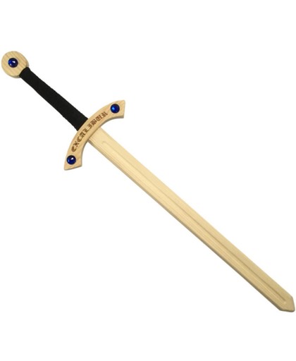 Houten zwaard Excalibur 75 cm lang