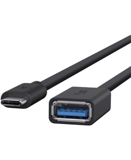 Belkin USB-C naar USB 3.0 A Female Adapter - 14cm - Zwart