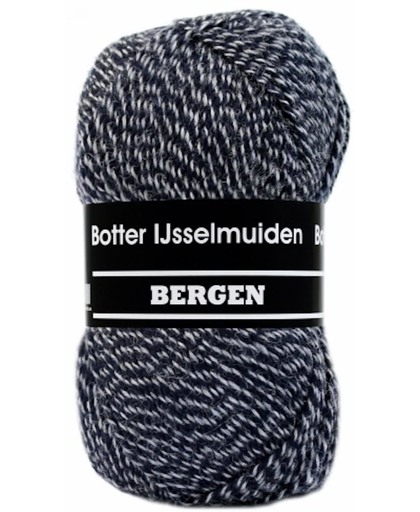 Botter Bergen 047 grijs-zwart gemêleerd. [ SOKKENWOL ] PAK 10 STUKS.