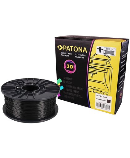 PATONA 1.75mm black PETG 3D printer Filament