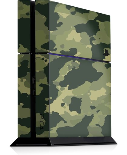 Playstation 4 Console Sticker Rustige Camouflage Groen-PS4 Skin