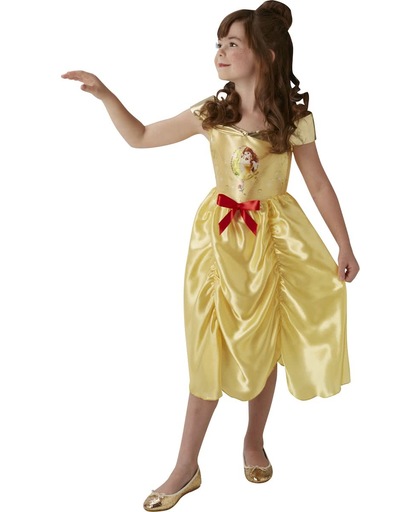 Disney Prinsessenjurk Belle Fairytale - Kostuum Kind - Maat 98/104