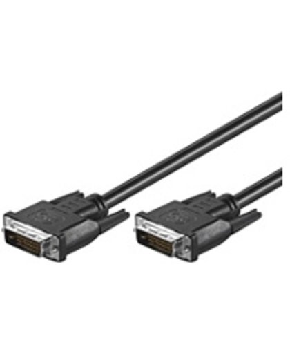Wentronic 0.5m Dual Link DVI-D Cable 0.5m DVI-D DVI-D Zwart DVI kabel