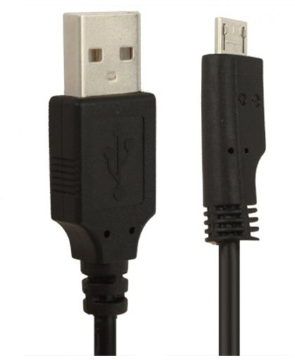Micro USB Port USB Data Kabel voor Nokia, Sony Ericsson, Samsung, LG, BlackBerry, HTC, Amazon Kindle, Lengte: 1m