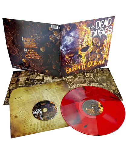 Dead Daisies, The Burn it down LP & CD rood-zwart