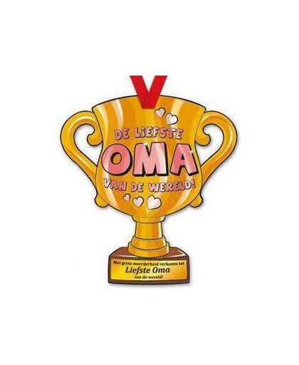 Trofee met lint - Trophy - Oma