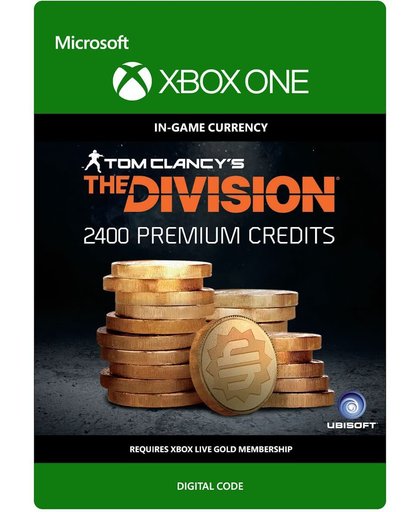 Tom Clancy's The Division - Currency pack - 2.400 Premium Credits - Xbox One