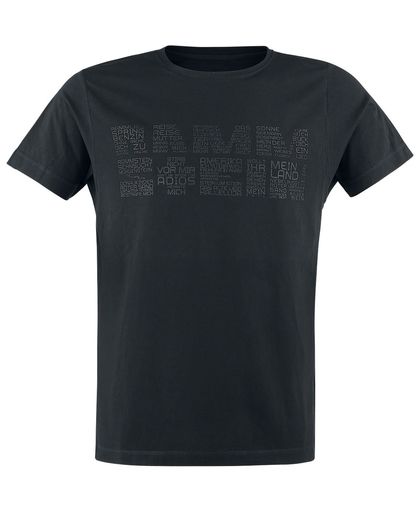 Rammstein Werk T-shirt zwart