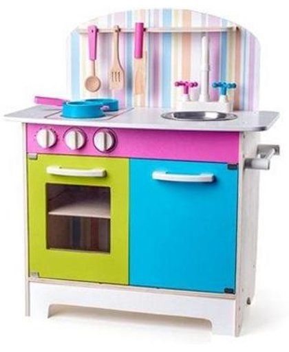 Speelgoed Houten Keukentje voor meisjes roze
