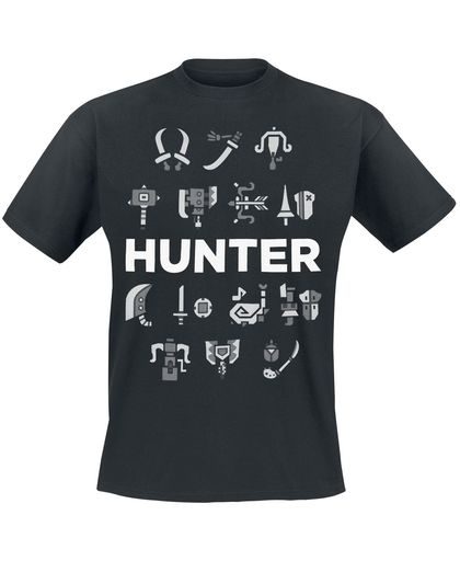 Monster Hunter World - Choose Your Weapons T-shirt zwart