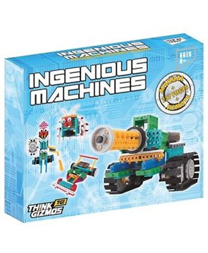 Ingenious Machines van Think Gizmos  Tank Remote Control Robotic Building Kit For Kid