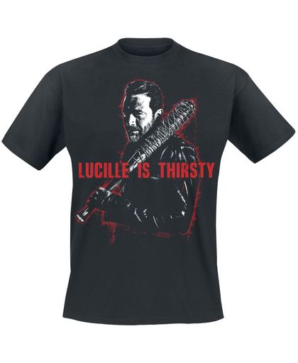 The Walking Dead Lucille Is Thirsty T-shirt zwart
