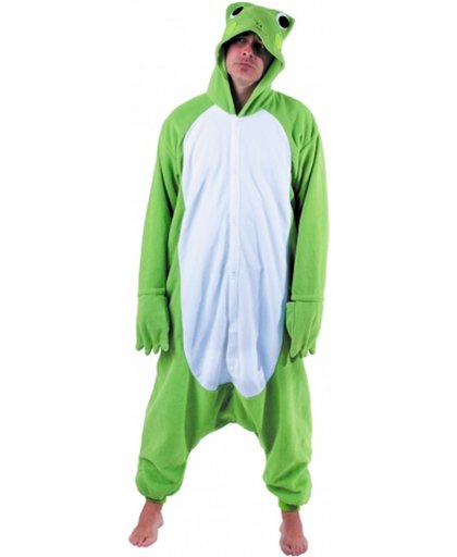 Groen kikker pak kostuum voor volwassenen