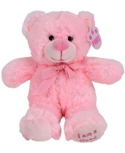 Superzachte Knuffelbeer - Paws - Rose - ± 35 cm.