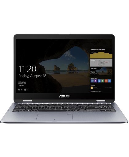 ASUS VivoBook Flip TP510UA-E8085T-BE Grijs Hybride (2-in-1) 39,6 cm (15.6") 1920 x 1080 Pixels Touchscreen 1,60 GHz Intel® 8ste generatie Core™ i5 i5-8250U