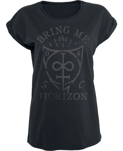 Bring Me The Horizon Hand Drawn Shield Girls shirt zwart