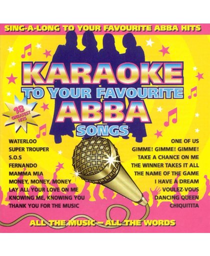 Abba Karaoke- 1Cd Version