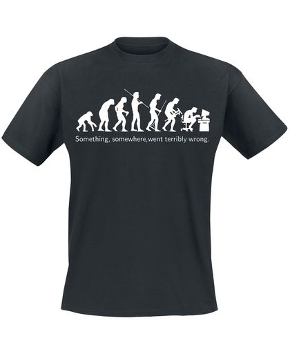 Evolution T-shirt zwart