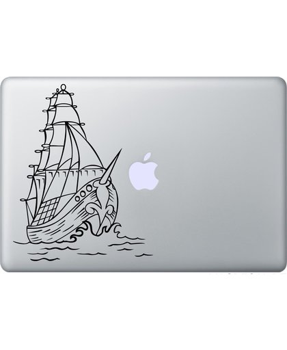 Zeilschip MacBook 15" skin sticker
