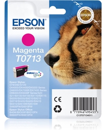 Epson T0713 inktcartridge Magenta 5,5 ml